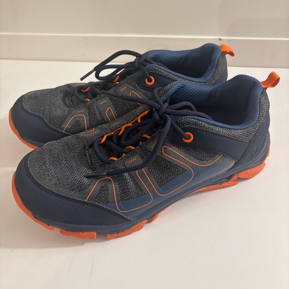 Northside Navy and Orange Kids Sneakers